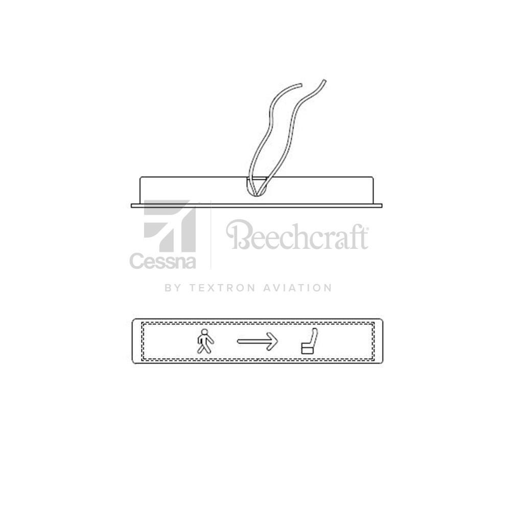 9919053-2|SIGN, RETURN TO SEAT- LED