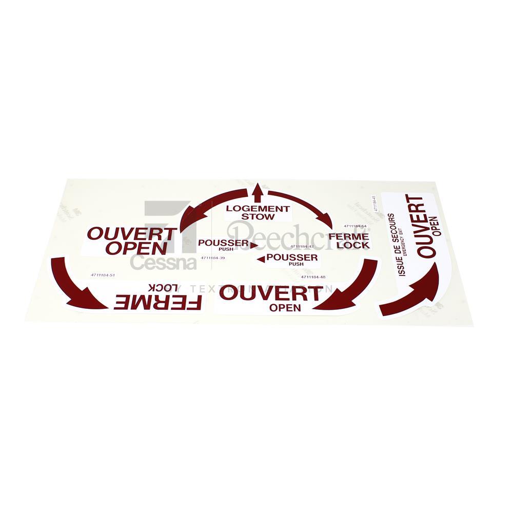 4711178-2-1|KIT PLACARD DOOR FRENCH