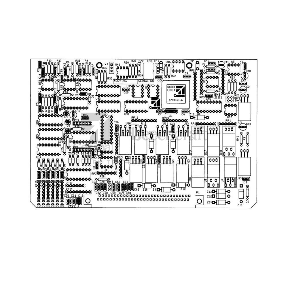6718464-5|PCB ASSY-RUDDER LIMIT