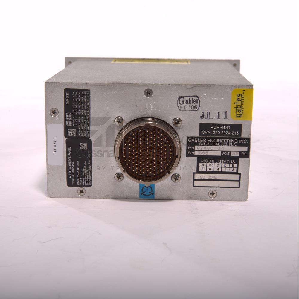 AUDIO CONTROL PANEL