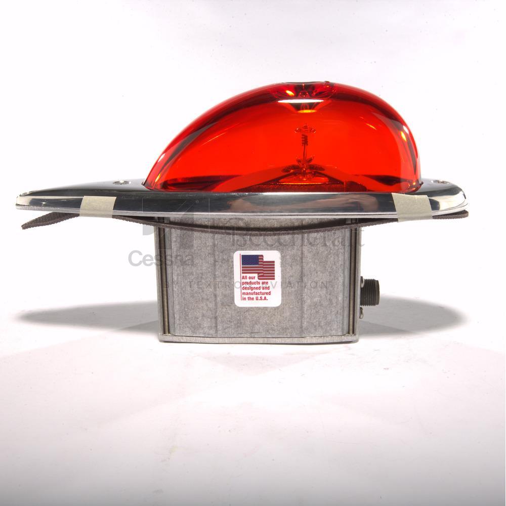 FLASHER LIGHT, 5 HOLE, RED