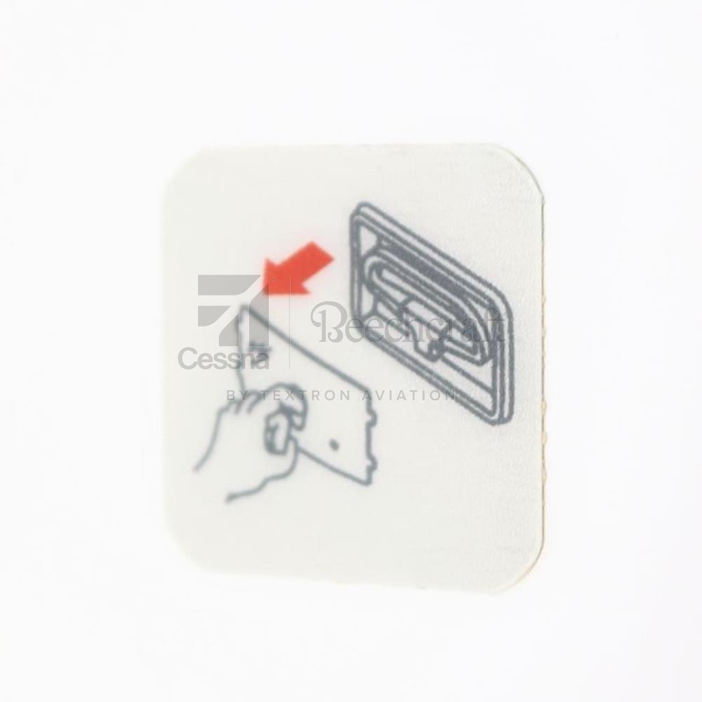 6505010-16|PLACARD- REMOVE COVER