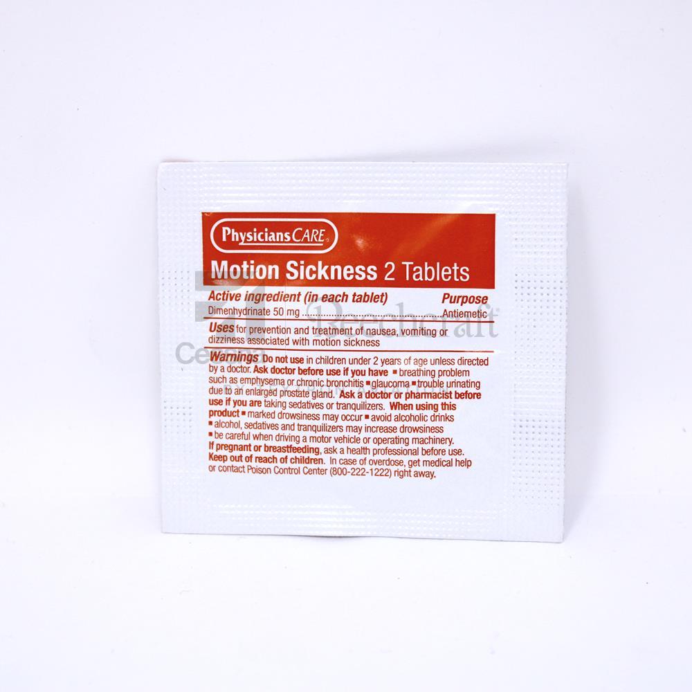 101-384036-87|TABLETS, MOTION SICKNESS- SUR