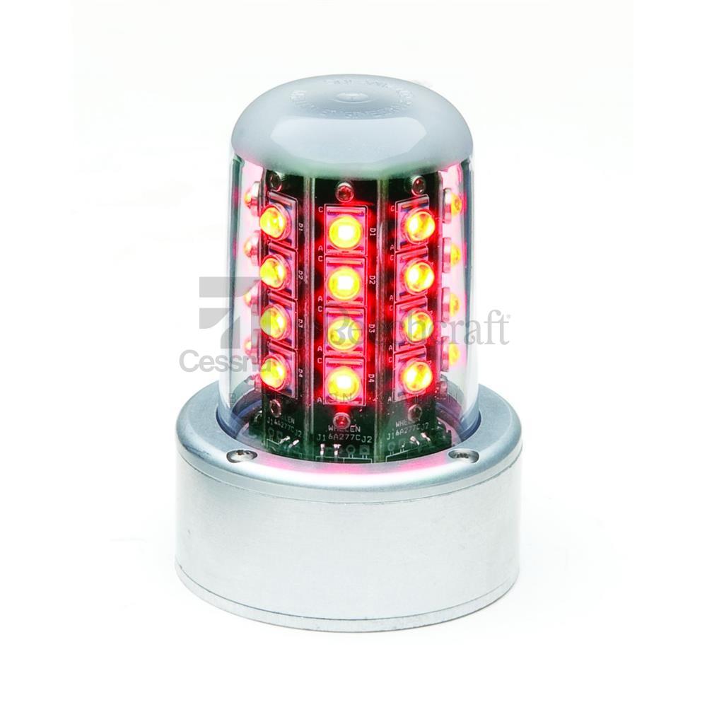 Whelen Exterior Lights Model 7108008 LED BEACON RED 28V